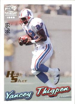 1999 Pacific Paramount - HoloSilver #242 Yancey Thigpen Front