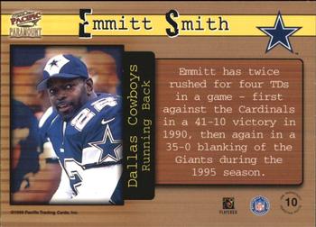 1999 Pacific Paramount - Personal Bests #10 Emmitt Smith Back