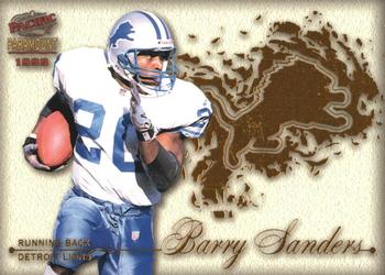 1999 Pacific Paramount - Team Checklists #11 Barry Sanders Front