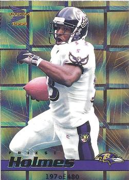 1999 Pacific Prism - Holographic Gold #11 Priest Holmes Front