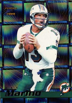 1999 Pacific Prism - Holographic Gold #76 Dan Marino Front