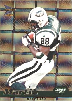 1999 Pacific Prism - Holographic Gold #101 Curtis Martin Front