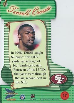 1999 Pacific Prism - Ornaments #17 Terrell Owens Back