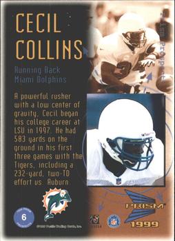 1999 Pacific Prism - Prospects #6 Cecil Collins Back