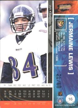 1999 Pacific Revolution - Opening Day #16 Jermaine Lewis Back