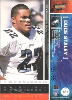 1999 Pacific Revolution - Opening Day #131 Duce Staley Back