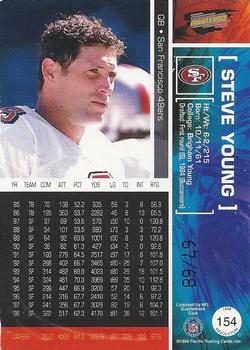 1999 Pacific Revolution - Opening Day #154 Steve Young Back