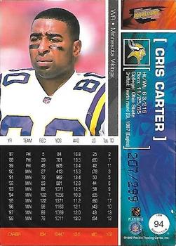 1999 Pacific Revolution - Red #94 Cris Carter Back