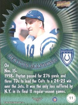 1999 Pacific Revolution - Thorn in the Side #11 Peyton Manning Back