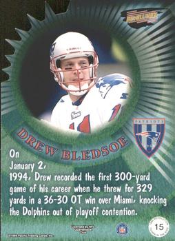 1999 Pacific Revolution - Thorn in the Side #15 Drew Bledsoe Back