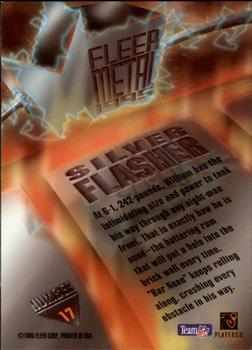 1995 Fleer Metal - Silver Flashers #17 William Floyd Back