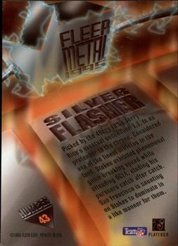 1995 Fleer Metal - Silver Flashers #43 J.J. Stokes Back