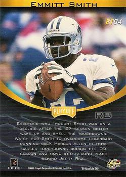 1999 Playoff Absolute EXP - Extreme Team #ET4 Emmitt Smith Back