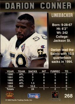 1995 Pacific #268 Darion Conner Back
