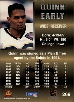 1995 Pacific #269 Quinn Early Back