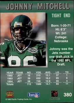 1995 Pacific #380 Johnny Mitchell Back