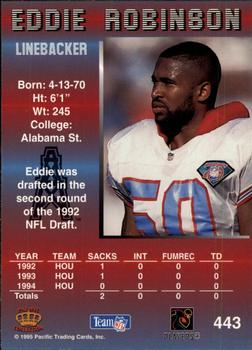 1995 Pacific #443 Eddie Robinson Back