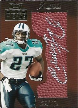 1999 Playoff Absolute SSD - Boss Hogs Autographs #BH9 Eddie George Front