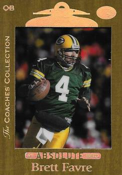 1999 Playoff Absolute SSD - Coaches Collection Gold #42 Brett Favre Front