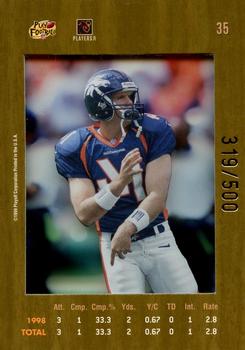 1999 Playoff Absolute SSD - Coaches Collection Silver #35 Brian Griese Back