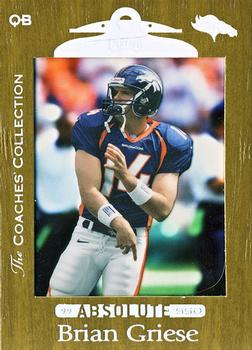 1999 Playoff Absolute SSD - Coaches Collection Silver #35 Brian Griese Front