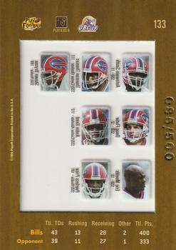 1999 Playoff Absolute SSD - Coaches Collection Silver #133 Doug Flutie / Andre Reed / Thurman Thomas / Eric Moulds / Antowain Smith / Peerless Price / Shawn Bryson Back
