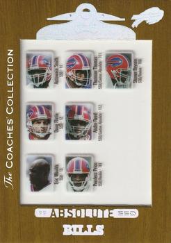 1999 Playoff Absolute SSD - Coaches Collection Silver #133 Doug Flutie / Andre Reed / Thurman Thomas / Eric Moulds / Antowain Smith / Peerless Price / Shawn Bryson Front