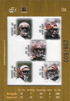 1999 Playoff Absolute SSD - Coaches Collection Silver #136 Carl Pickens / Darnay Scott / Corey Dillon / Akili Smith / Craig Yeast Back