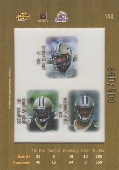 1999 Playoff Absolute SSD - Coaches Collection Silver #148 Eddie Kennison / Cam Cleeland / Ricky Williams Back