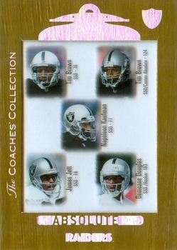 1999 Playoff Absolute SSD - Coaches Collection Silver #151 Napoleon Kaufman / Dameane Douglas / James Jett / Tim Brown Front