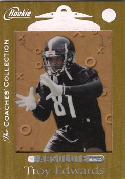 1999 Playoff Absolute SSD - Coaches Collection Silver #173 Troy Edwards Front