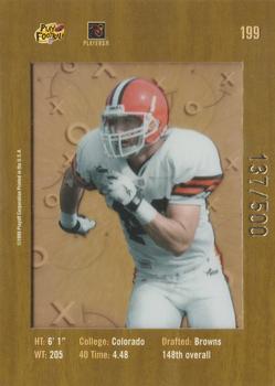 1999 Playoff Absolute SSD - Coaches Collection Silver #199 Darrin Chiaverini Back