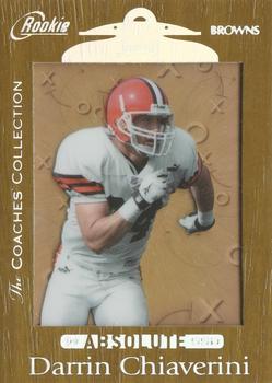 1999 Playoff Absolute SSD - Coaches Collection Silver #199 Darrin Chiaverini Front