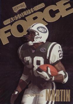 1999 Playoff Absolute SSD - Force #AF11 Curtis Martin Front