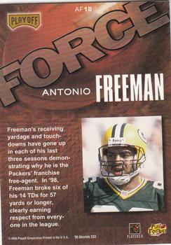 1999 Playoff Absolute SSD - Force #AF18 Antonio Freeman Back