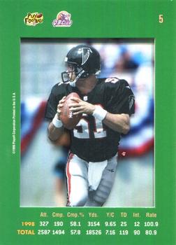 1999 Playoff Absolute SSD - Green #5 Chris Chandler Back