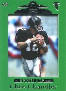 1999 Playoff Absolute SSD - Green #5 Chris Chandler Front