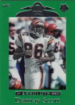 1999 Playoff Absolute SSD - Green #21 Darnay Scott Front