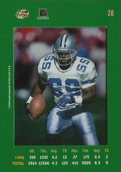 1999 Playoff Absolute SSD - Green #28 Emmitt Smith Back