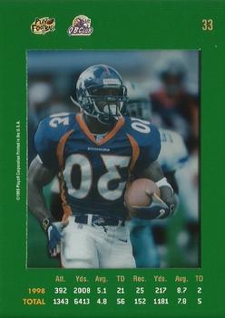 1999 Playoff Absolute SSD - Green #33 Terrell Davis Back