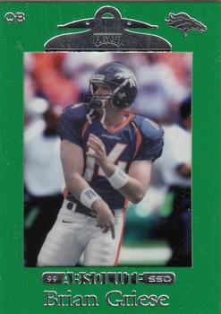 1999 Playoff Absolute SSD - Green #35 Brian Griese Front