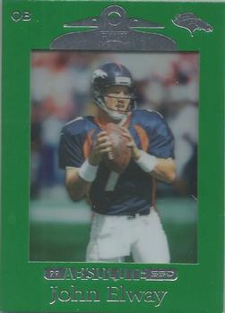1999 Playoff Absolute SSD - Green #36 John Elway Front