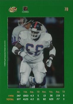 1999 Playoff Absolute SSD - Green #70 Gary Brown Back