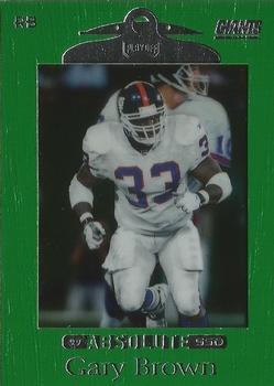 1999 Playoff Absolute SSD - Green #70 Gary Brown Front