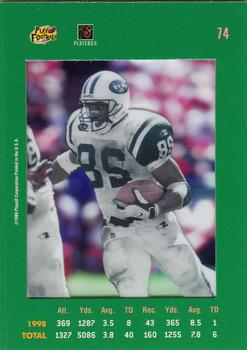 1999 Playoff Absolute SSD - Green #74 Curtis Martin Back