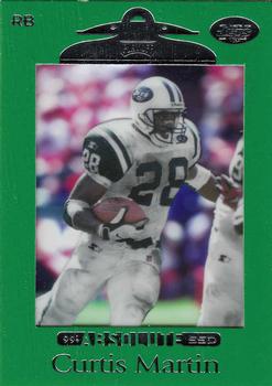 1999 Playoff Absolute SSD - Green #74 Curtis Martin Front