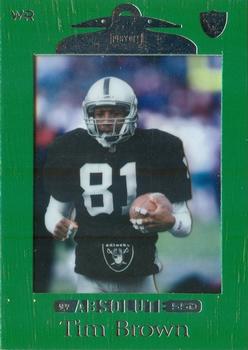 1999 Playoff Absolute SSD - Green #76 Tim Brown Front