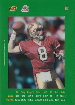 1999 Playoff Absolute SSD - Green #92 Steve Young Back