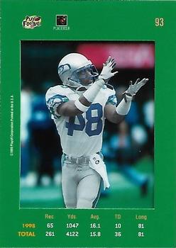1999 Playoff Absolute SSD - Green #93 Joey Galloway Back