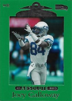 1999 Playoff Absolute SSD - Green #93 Joey Galloway Front